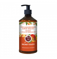 SECRET TOUCH Крем-мыло увлажняющее Манго и масло миндаля, 500 мл